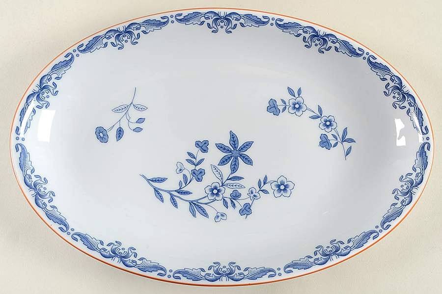 Ostindia 13" Oval Serving Platter by Rorstrand-1