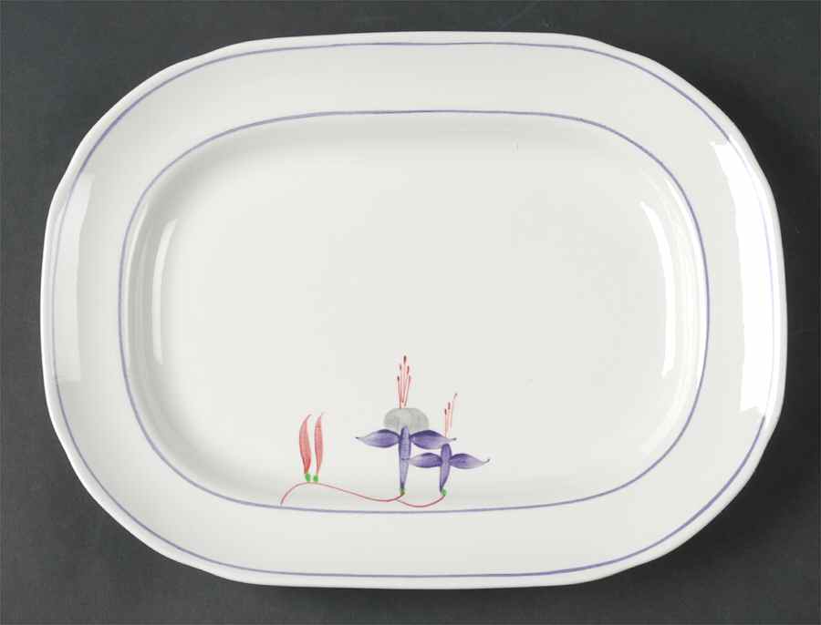 Poem 10" Oval Serving Platter by Rorstrand-1