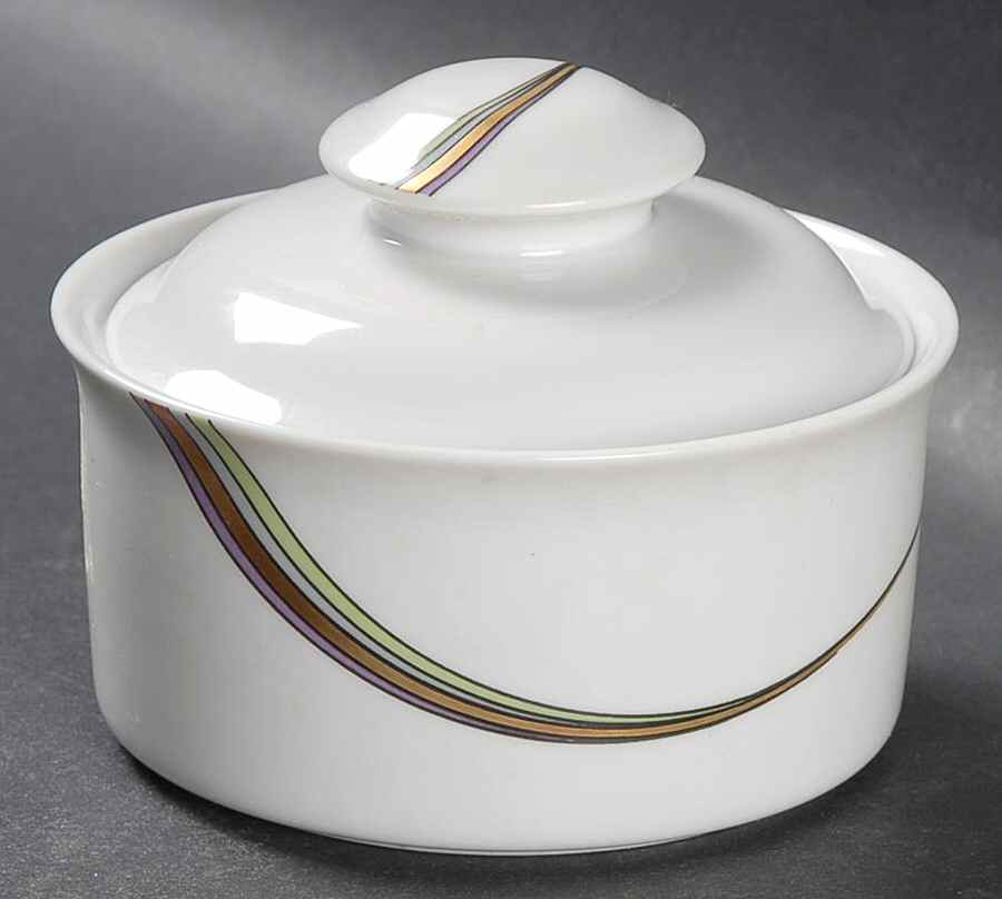 Space Sugar Bowl & Lid by Rorstrand-1