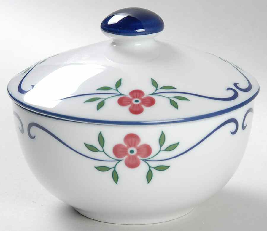 Sundborn Sugar Bowl & Lid by Rorstrand-1