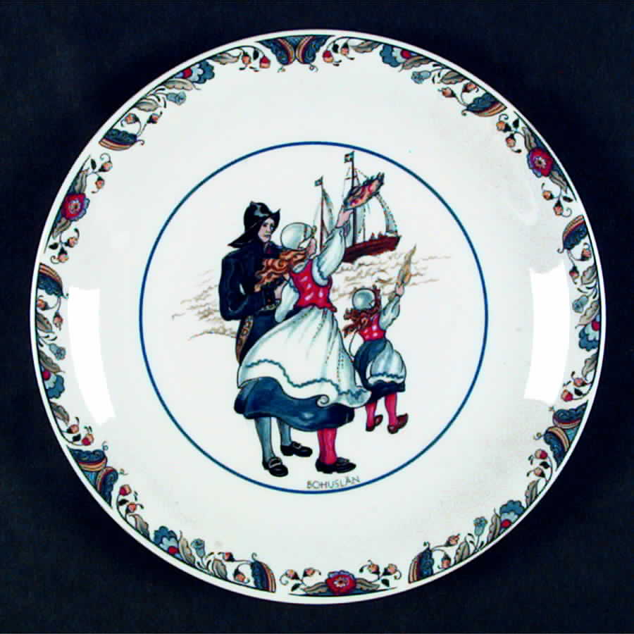 Swedish National Costumes Bread & Butter Plate by Rorstrand-1