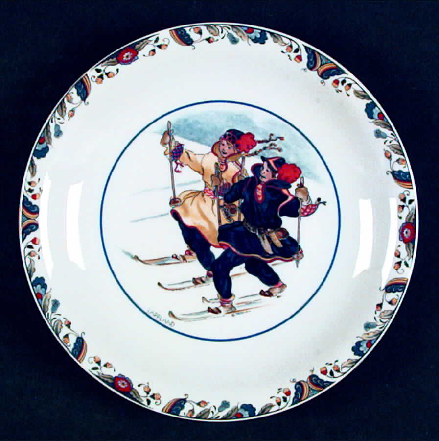 Swedish National Costumes Bread & Butter Plate by Rorstrand-1