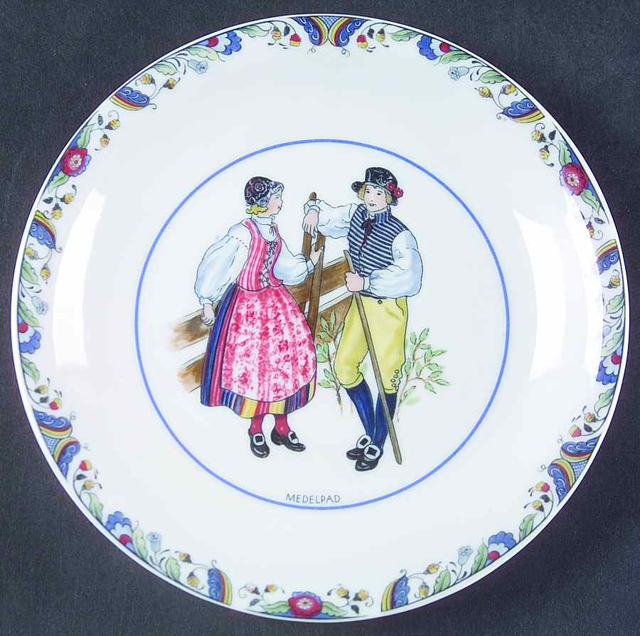Swedish National Costumes Bread & Butter Plate by Rorstrand-1