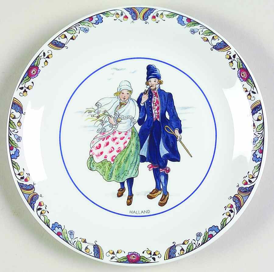 Swedish National Costumes Bread & Butter Plate by Rorstrand-1