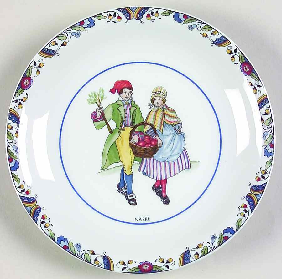 Swedish National Costumes Bread & Butter Plate by Rorstrand-1
