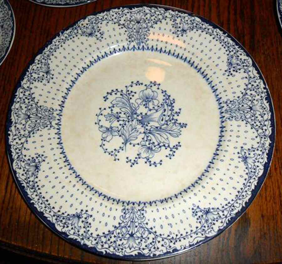 Lisa Blue Dinner Plate by Arthur J Wilkinson-1