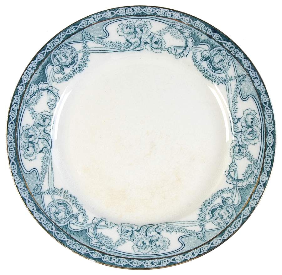 Renown Blue and Green Salad Plate by Arthur J Wilkinson-1