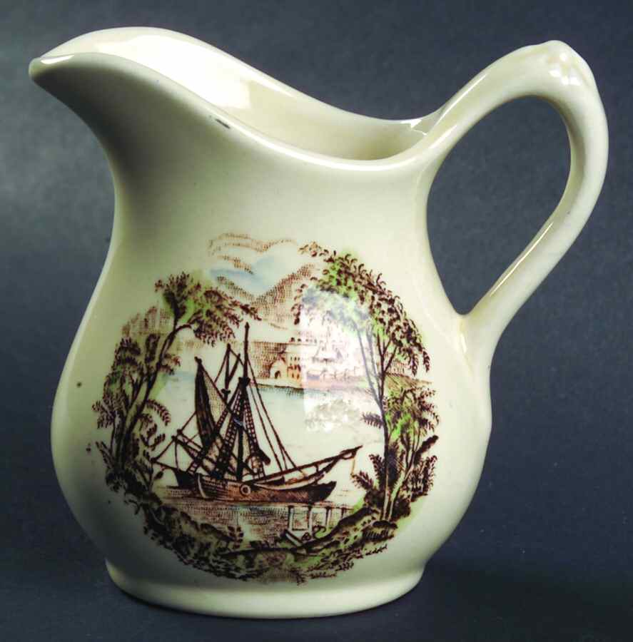 Safe Harbour Brown Multicolor Mini Creamer by Royal Staffordshire-1