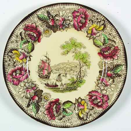 Safe Harbour Brown Multicolor Dinner Plate by Royal Staffordshire-1