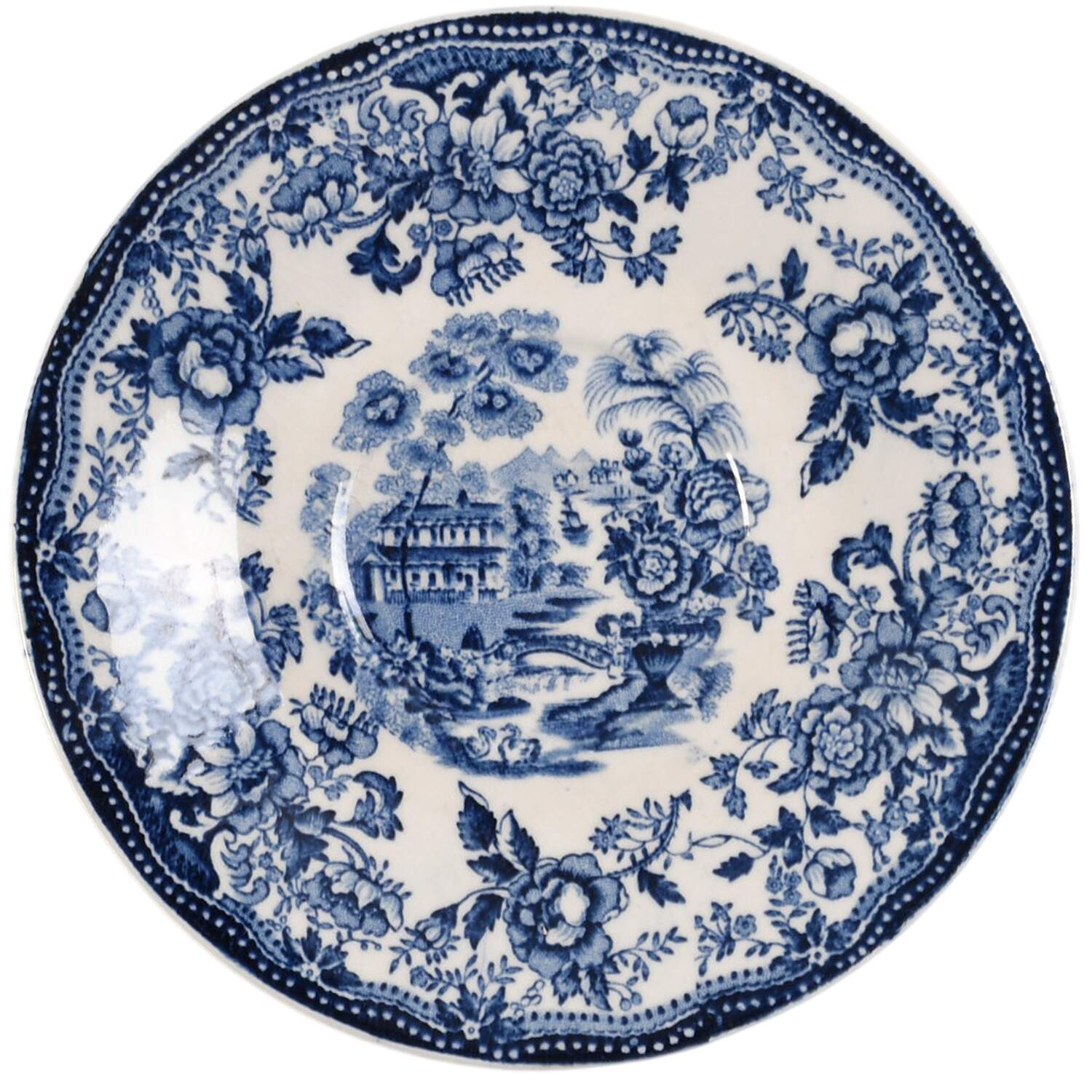 Tonquin Blue Saucer by Royal Staffordshire-1