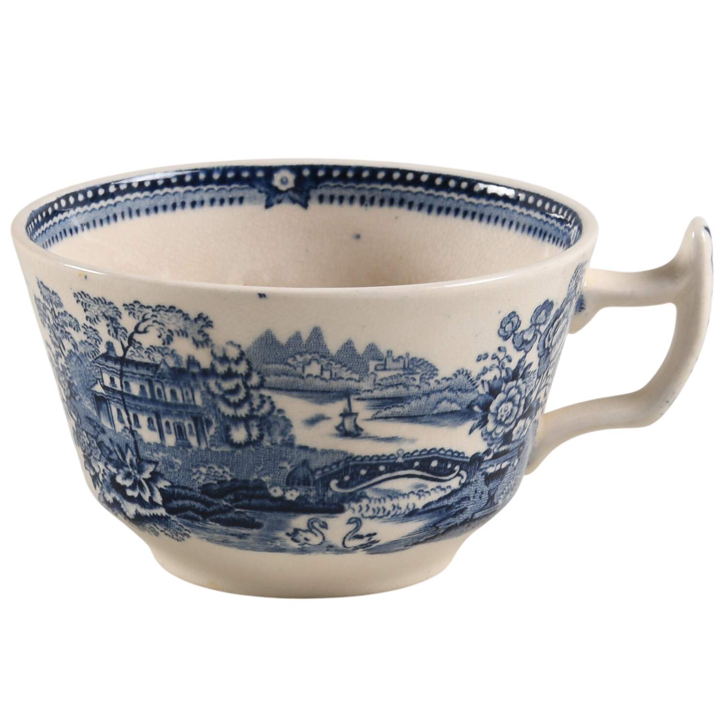 Tonquin Blue Flat Cup by Royal Staffordshire-1