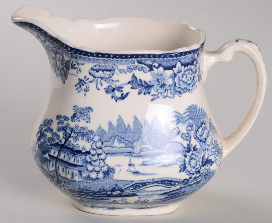Tonquin Blue Creamer by Royal Staffordshire-1