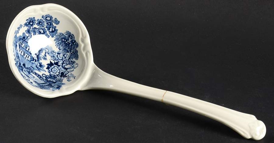 Tonquin Blue Tureen Ladle by Royal Staffordshire-1