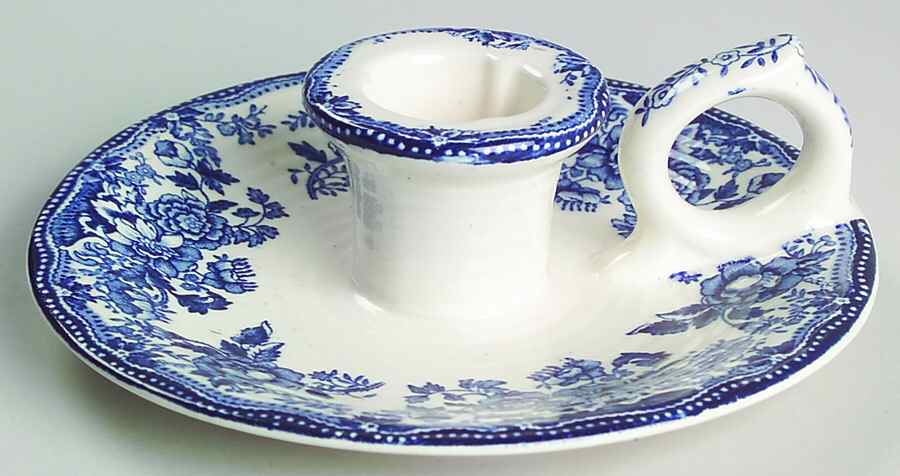 Tonquin Blue Candleholder by Royal Staffordshire-1