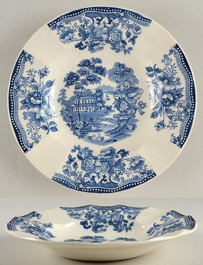 Tonquin Blue 8" Ashtray by Royal Staffordshire-1