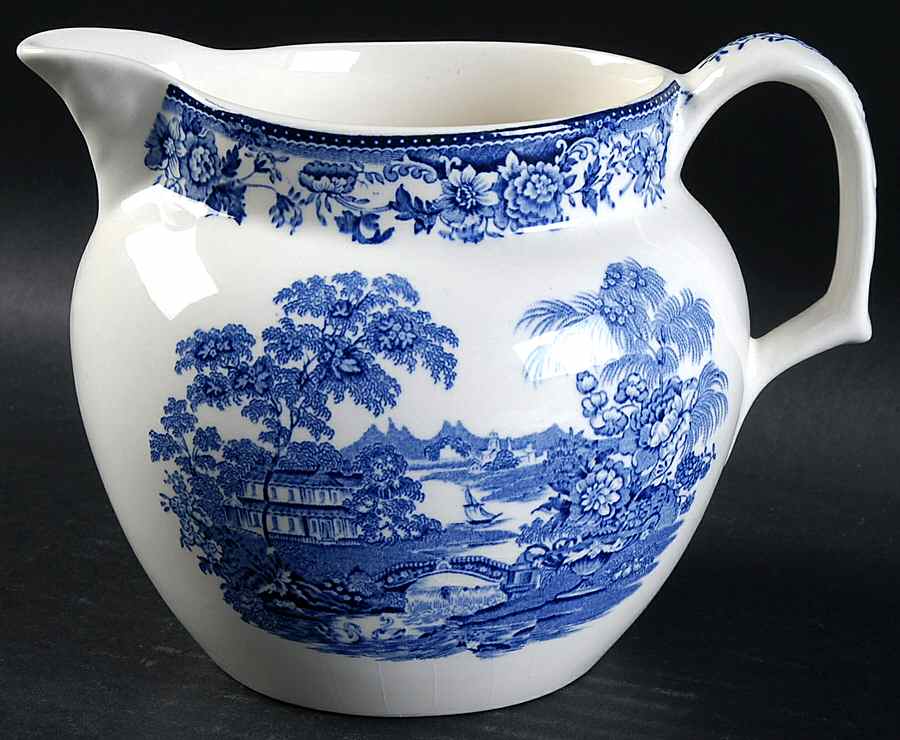 Tonquin Blue 32 Oz Pitcher by Royal Staffordshire-1