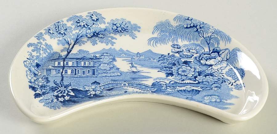 Tonquin Blue Crescent Salad Plate by Royal Staffordshire-1