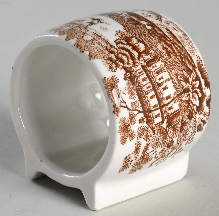 Tonquin Brown Napkin Ring by Royal Staffordshire-1