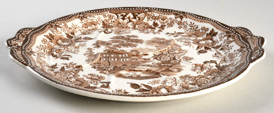 Tonquin Brown Tray for (4 Piece) Breakfast Set by Royal Staffordshire-1