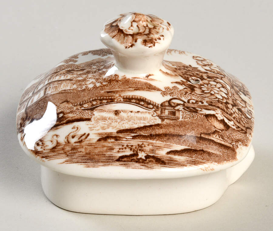 Tonquin Brown Lid for Teapot by Royal Staffordshire-1