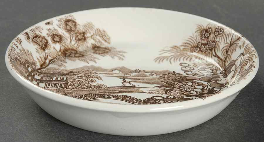 Tonquin Brown Wine Bottle Coaster by Royal Staffordshire-1