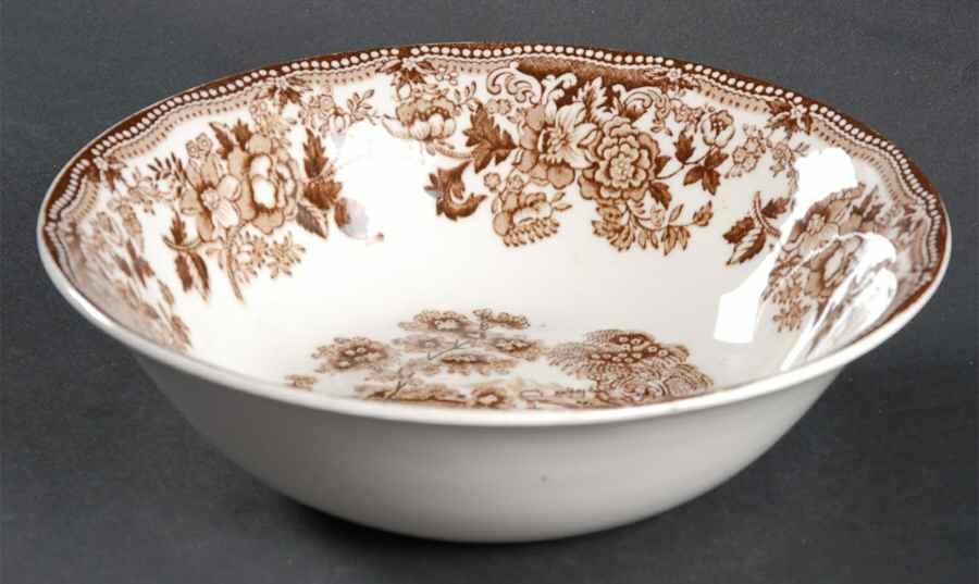 Tonquin Brown Coupe Cereal Bowl by Royal Staffordshire-1