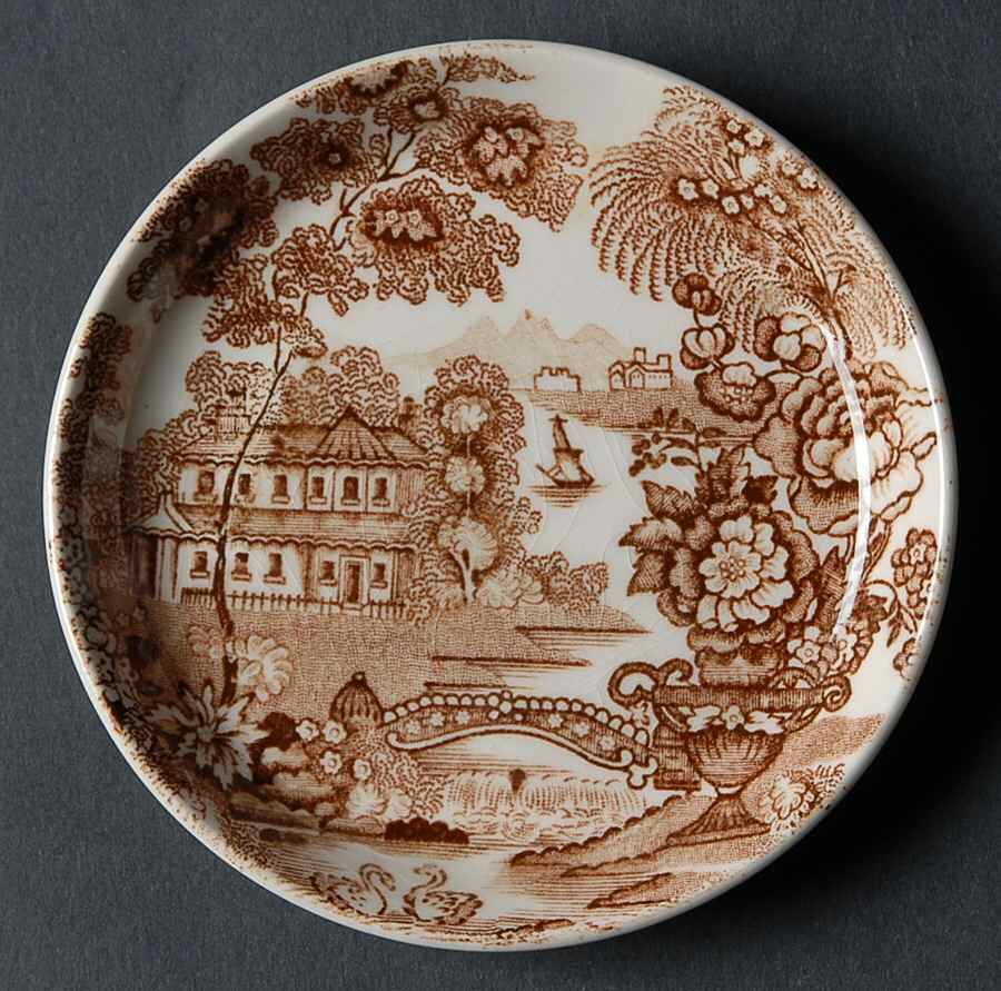 Tonquin Brown Coaster by Royal Staffordshire-1