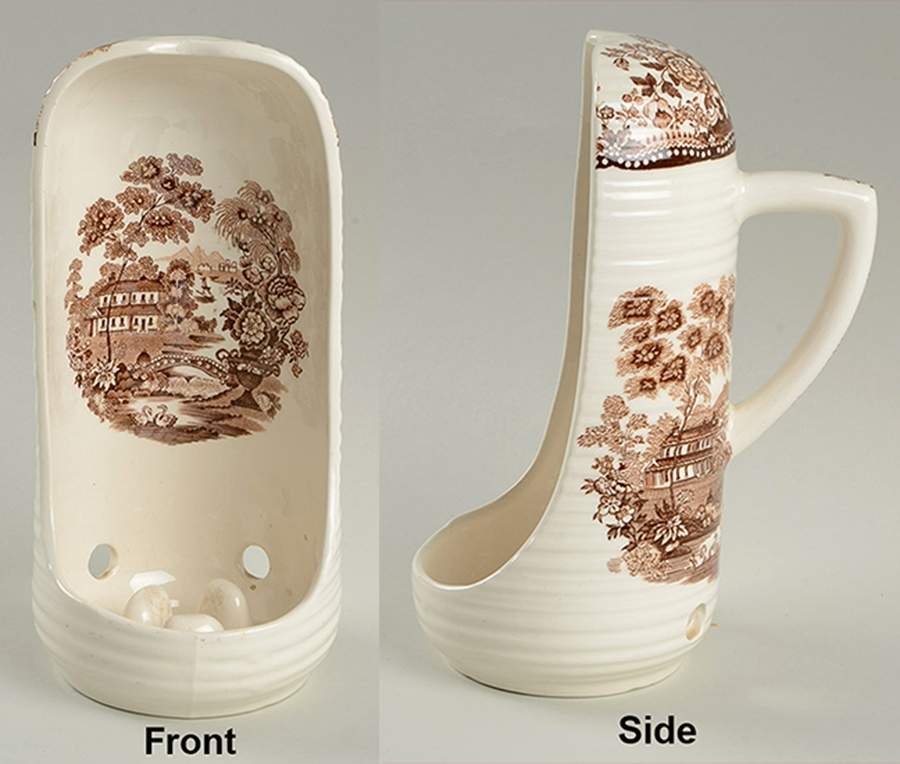 Tonquin Brown Night Light Candle by Royal Staffordshire-1