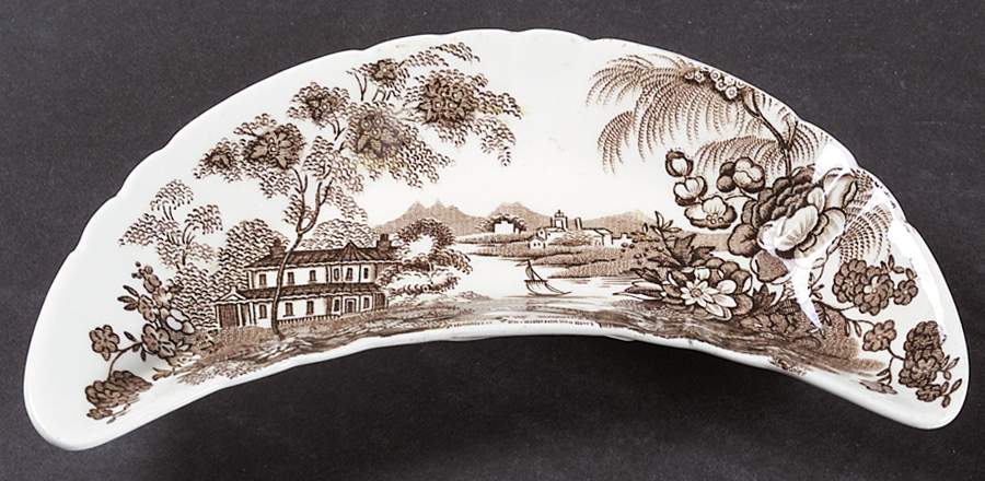 Tonquin Brown Bone Dish by Royal Staffordshire-1