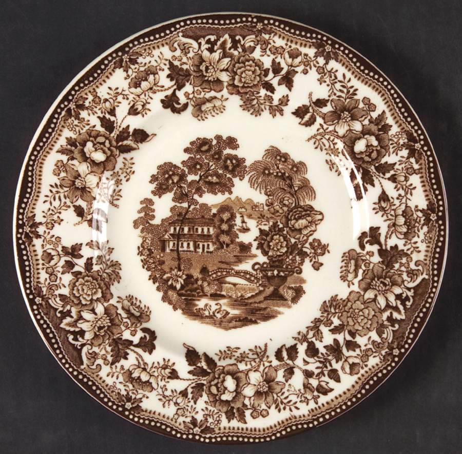 Tonquin Brown Bread & Butter Plate by Royal Staffordshire-1