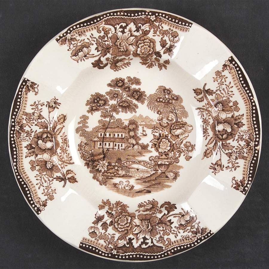 Tonquin Brown Large Ashtray by Royal Staffordshire-1
