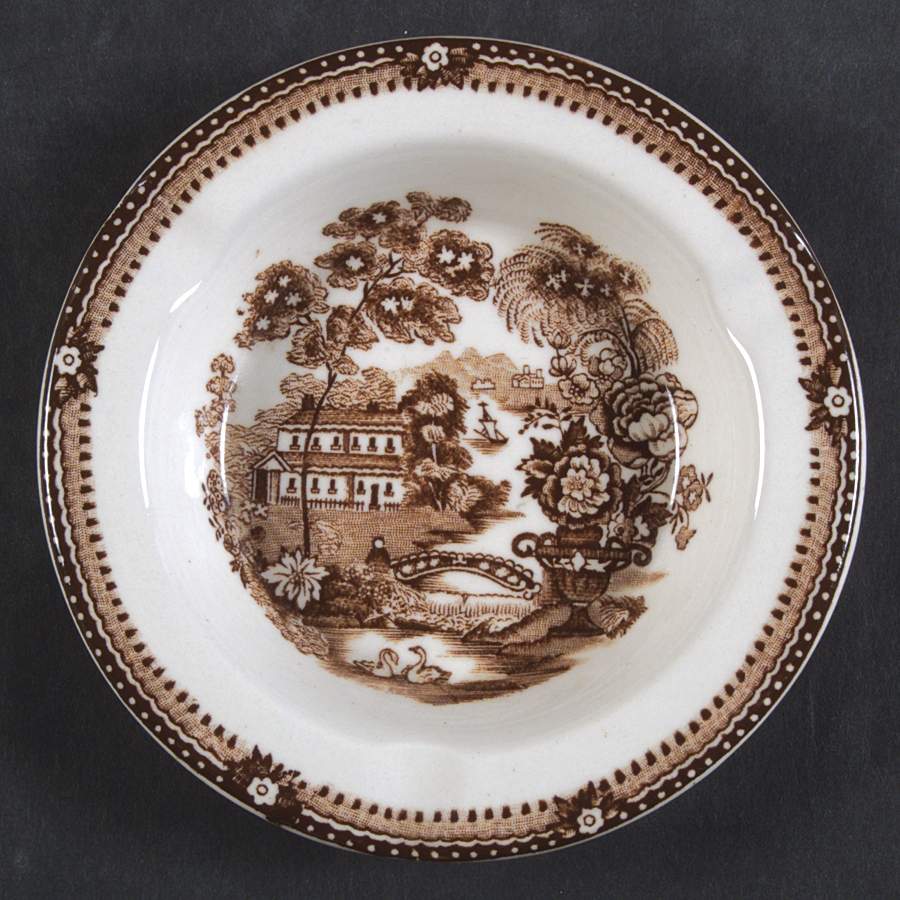 Tonquin Brown Small Ashtray by Royal Staffordshire-1
