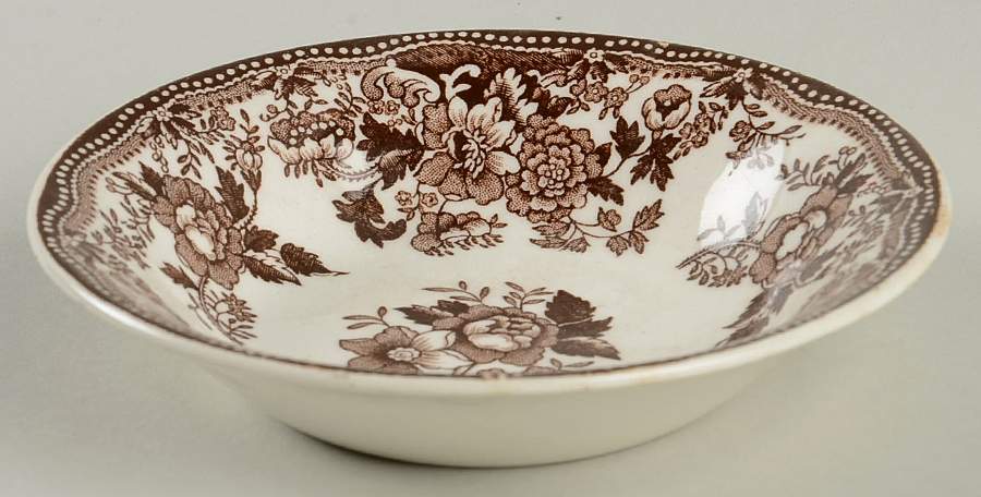 Tonquin Brown Fruit/Dessert (Sauce) Bowl by Royal Staffordshire-1