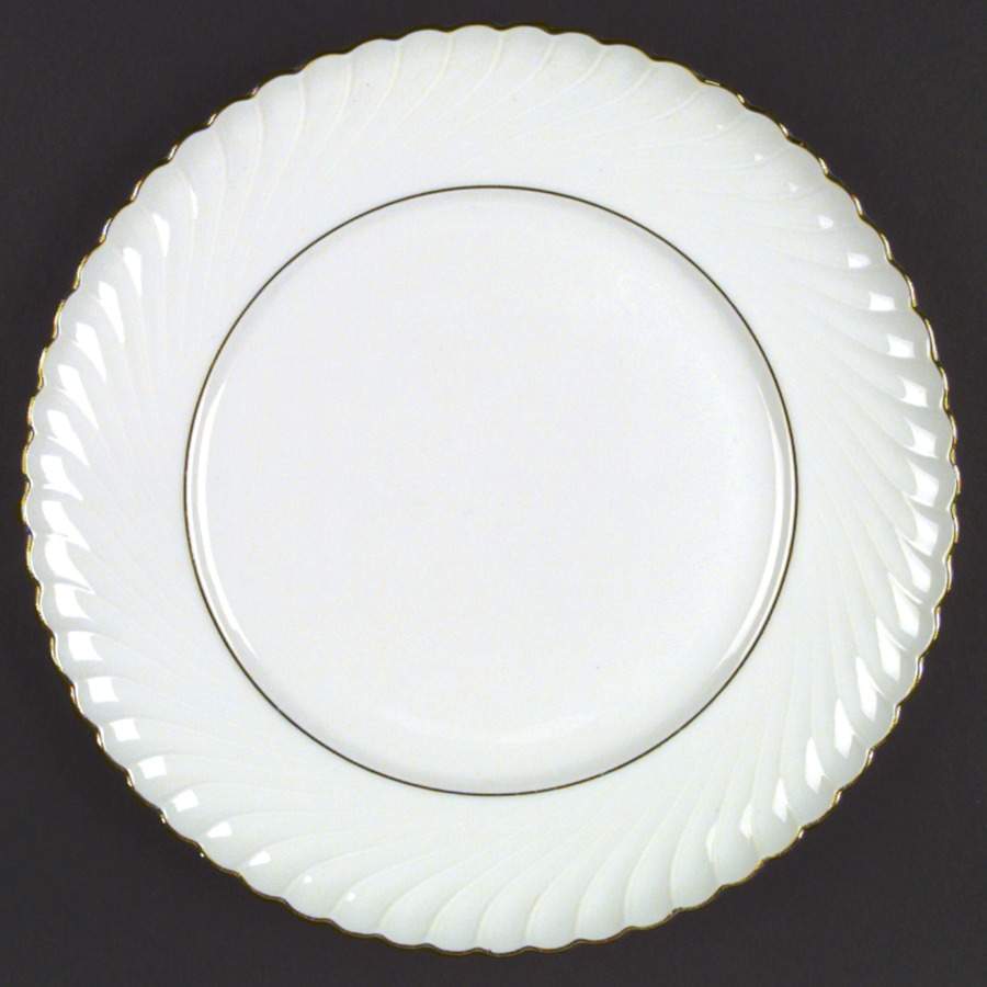 Annette (Gold Trim) Dinner Plate by Royal Tettau-1