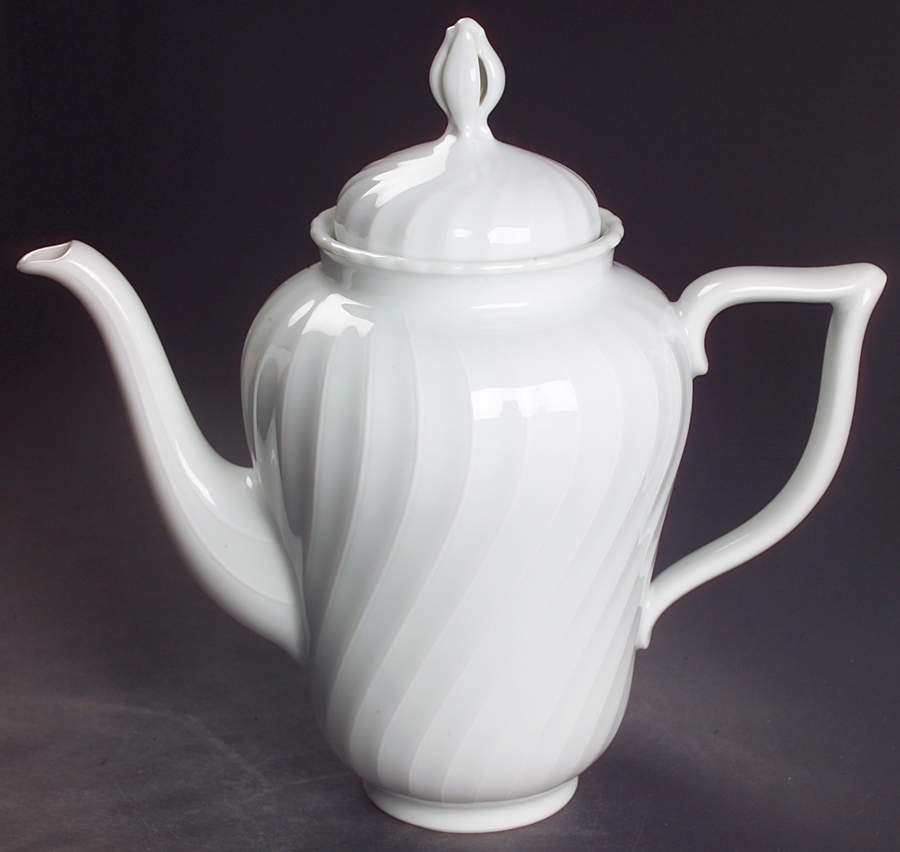 Annette (Gold Trim) Coffee Pot & Lid by Royal Tettau-1