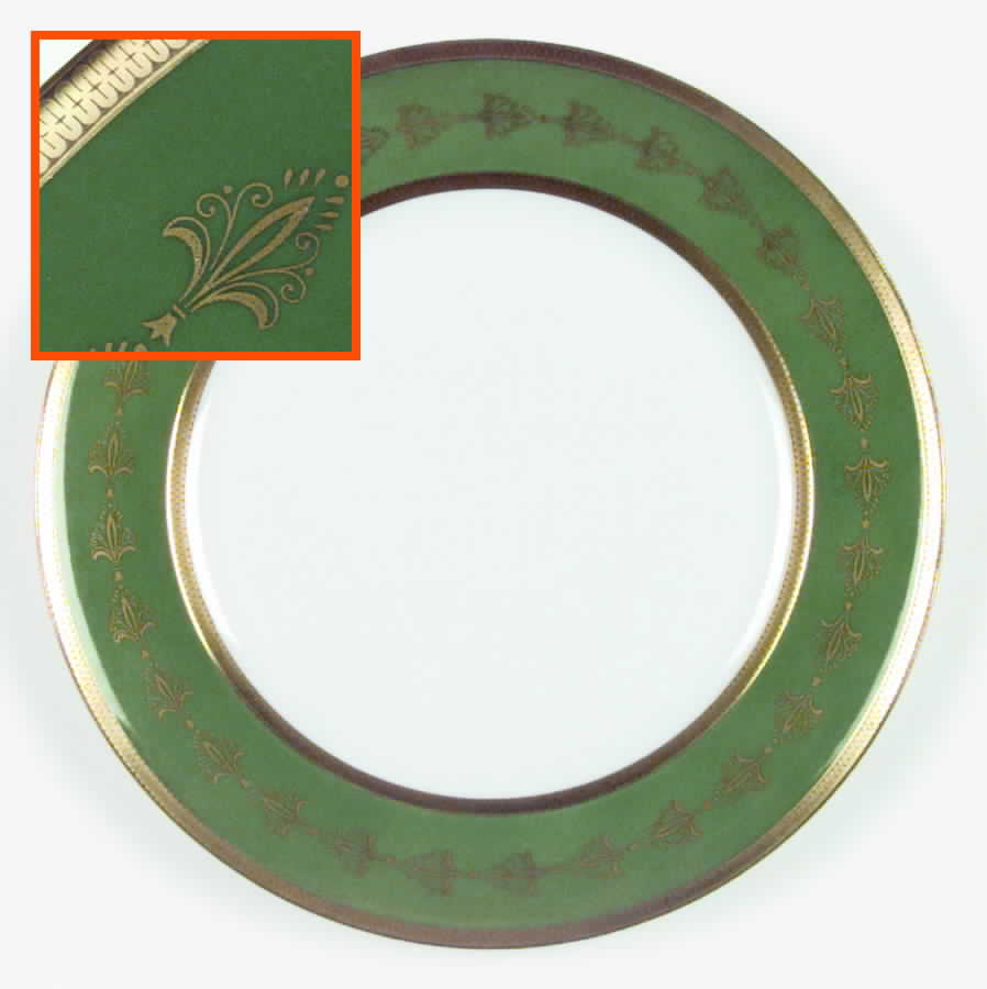 Buckingham Dinner Plate by Royal Tettau-1