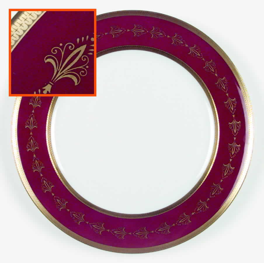 Cardinale Dinner Plate by Royal Tettau-1