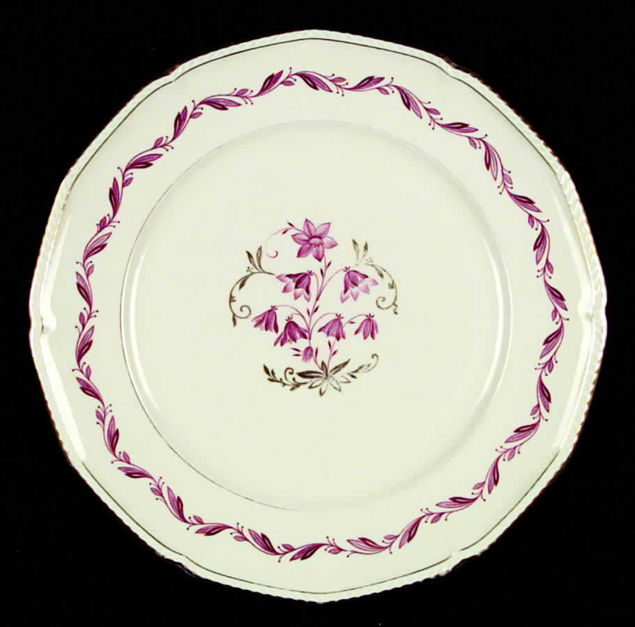 Chantilly Maroon Dinner Plate by Royal Tettau-1