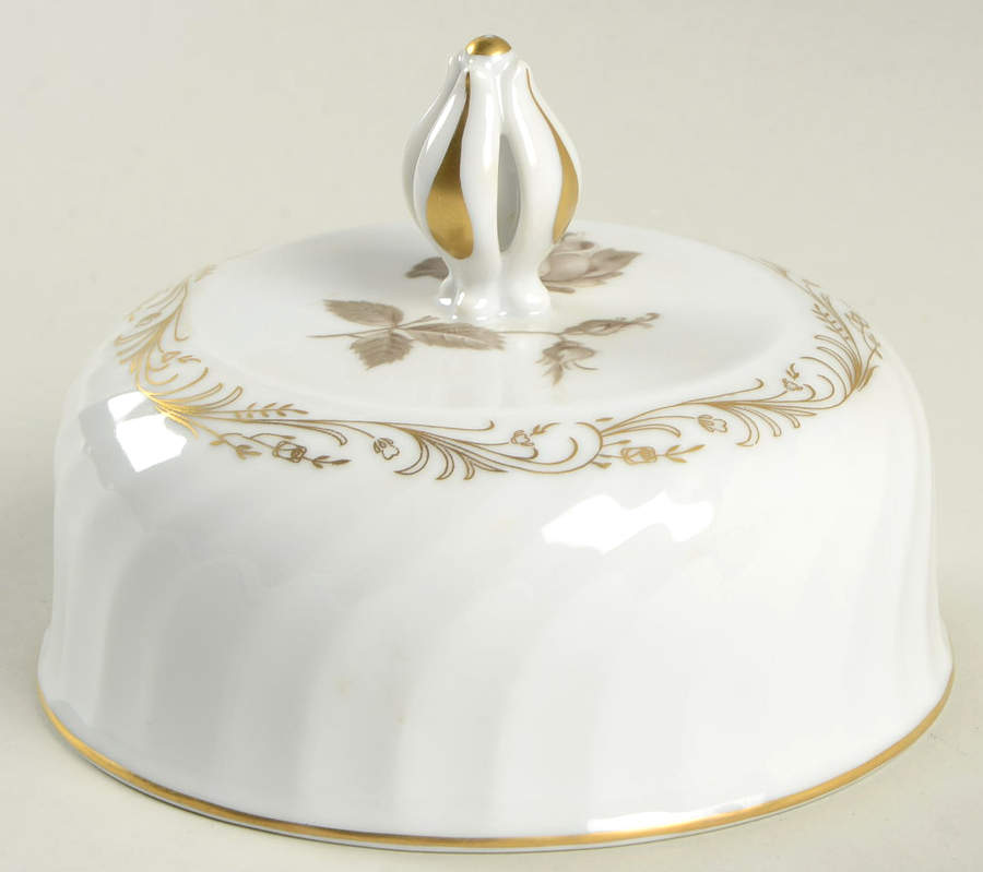 Classic Rose Lid for Round Butter by Royal Tettau-1