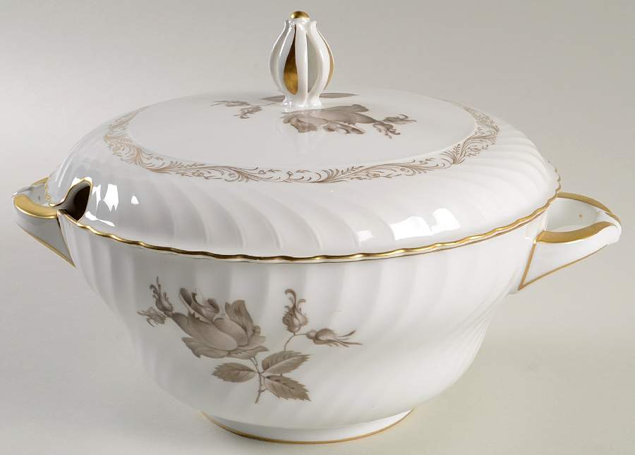 Classic Rose Tureen &  Lid by Royal Tettau-1