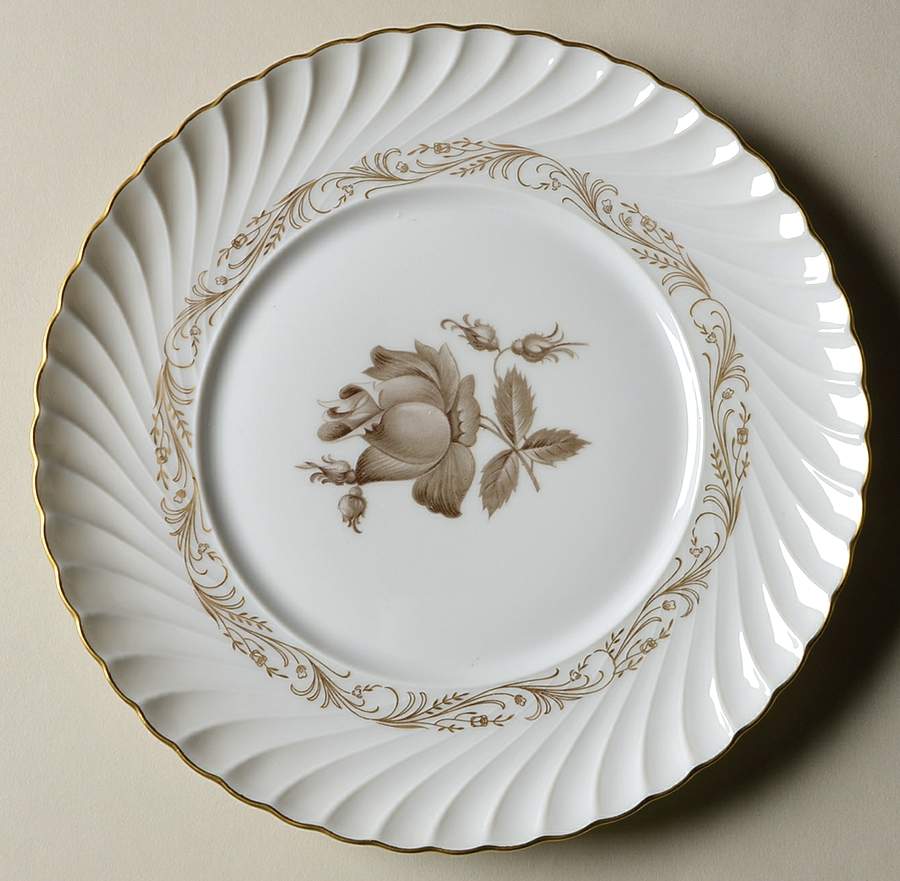 Classic Rose Salad Plate by Royal Tettau-1
