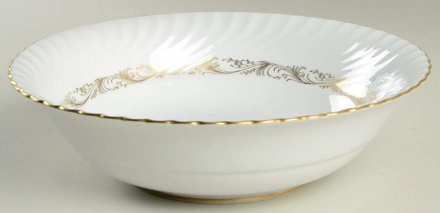 Classic Rose 9" Round Vegetable Bowl by Royal Tettau-1