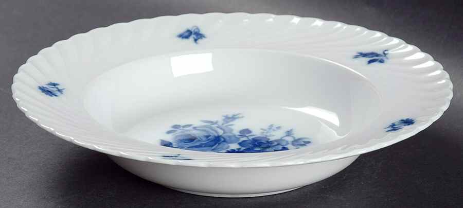 Copenhagen Rose Rim Soup Bowl by Royal Tettau-1
