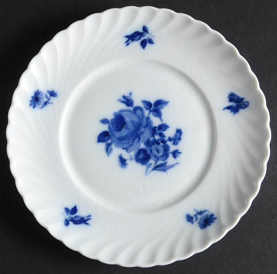 Copenhagen Rose Bread & Butter Plate by Royal Tettau-1