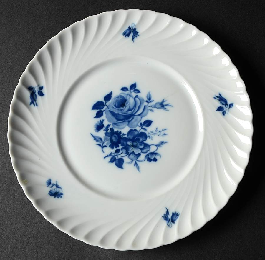 Copenhagen Rose Salad Plate by Royal Tettau-1