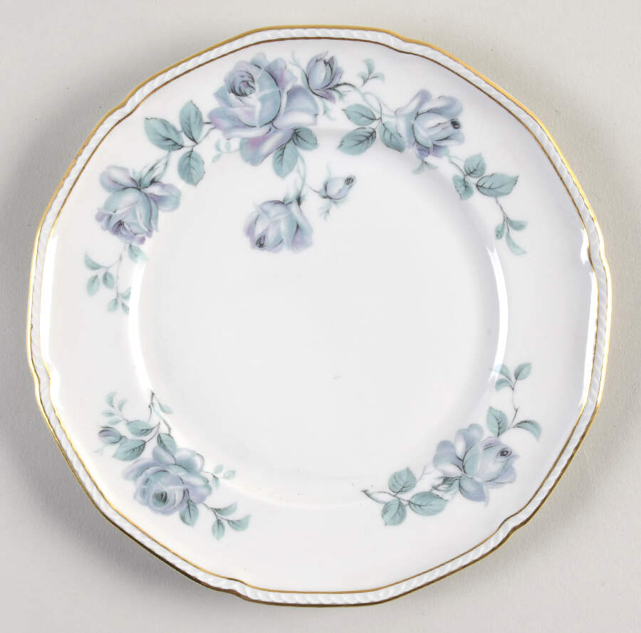 Damask Rose Salad Plate by Royal Tettau-1