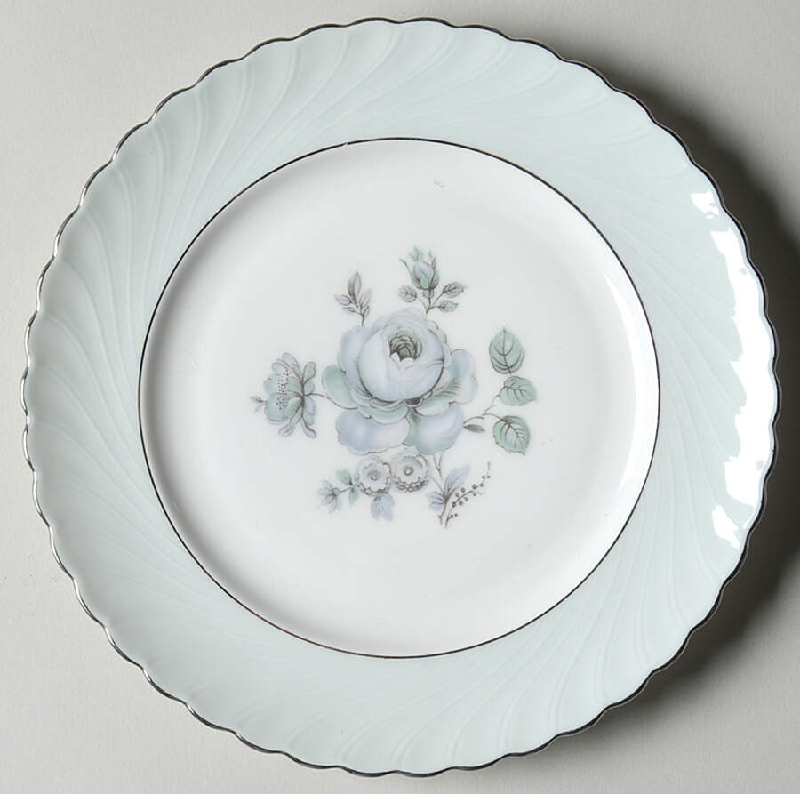 Dawn Rose Bread & Butter Plate by Royal Tettau-1