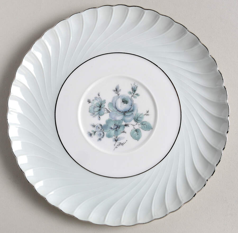 Dawn Rose Saucer for Cream Soup Bowl by Royal Tettau-1