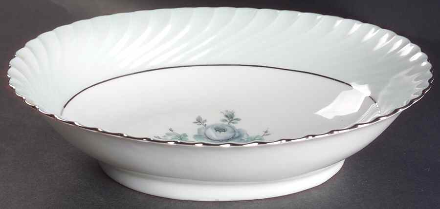 Dawn Rose 9" Oval Vegetable Bowl by Royal Tettau-1