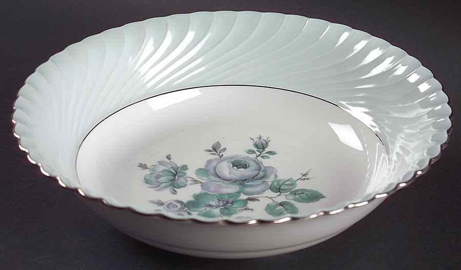 Dawn Rose 9" Round Vegetable Bowl by Royal Tettau-1